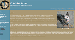 Desktop Screenshot of erikaspetservice.com